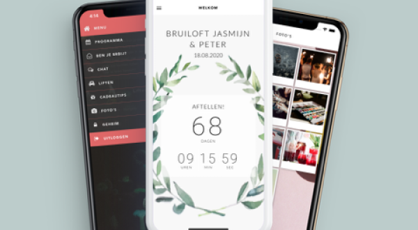 Foto van Bruiloft in je broekzak Foto van Bruiloft in je broekzak