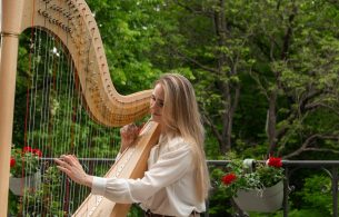 Foto van Harpiste Fenna Foto van Harpiste Fenna