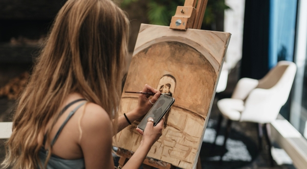 Foto van Live Wedding Paintings Sara van Heukelom Foto van Live Wedding Paintings Sara van Heukelom