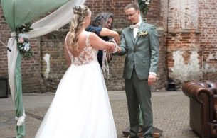 Foto van Myrian trouwt Foto van Myrian trouwt