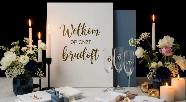 Foto van Welkom op onze Bruiloft Foto van Welkom op onze Bruiloft